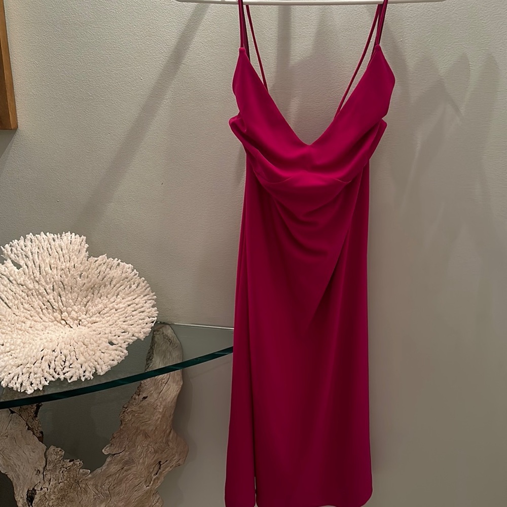 Petite hot pink dress NWT from Banana Republic